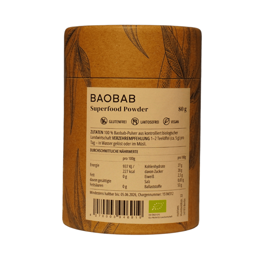 Bio Baobab Pulver | 80g