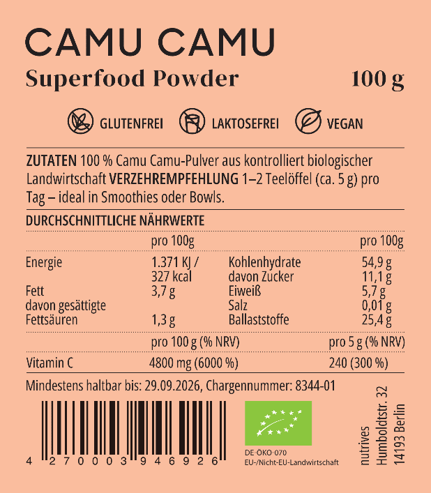 nutrives Camu Camu