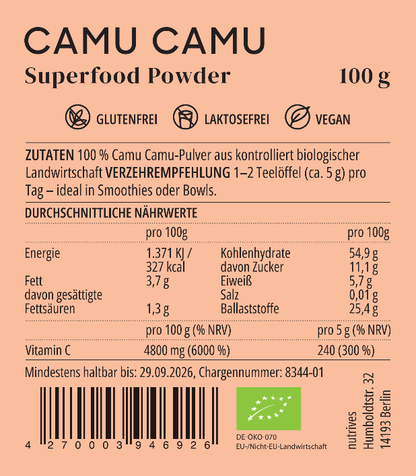 nutrives Camu Camu