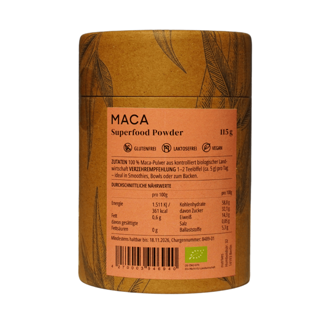 Bio Maca Pulver | 115g